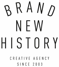 BRAND NEW HISTORY CREATIVE AGENCY SINCE 2003