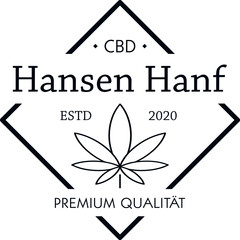 · CBD · Hansen Hanf ESTD 2020 PREMIUM QUALITÄT