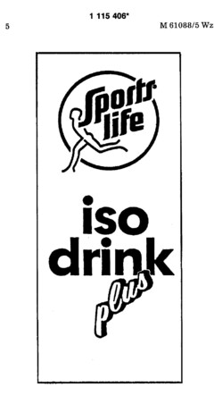 Sports life iso drink plus