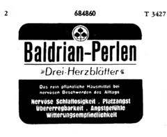 Baldrian-Perlen >>Drei-Herzblätter<<