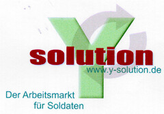 Y-solution Der Arbeitsmarkt für Soldaten www.y-solution.de