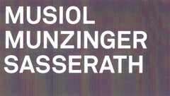 MUSIOL MUNZINGER SASSERATH