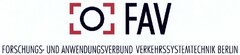 FAV FORSCHUNGS- UND ANWENDUNGSVERBUND VERKEHRSSYSTEMTECHNIK BERLIN