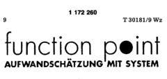 function point AUFWANDSCHÄTZUNG MIT SYSTEM