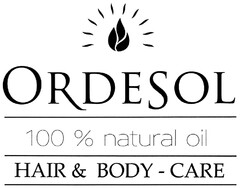 ORDESOL 100 % natural oil HAIR & BODY - CARE