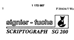 signier-fuchs SCRIPTOGRAPH SG 200