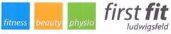 fitness beauty physio first fit ludwigsfeld