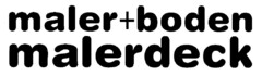 maler+boden malerdeck