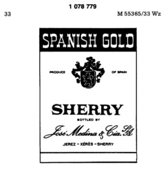 SPANISH GOLD SHERRY