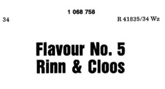 Flavour No.5 Rinn & Cloos