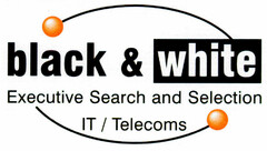 black & white Executive Search and Selection IT/Telecoms