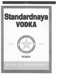 Standardnaya VODKA