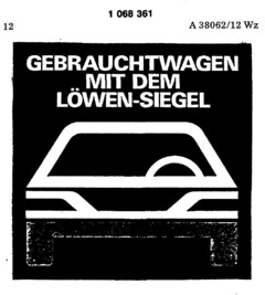 GEBRAUCHTWAGEN MIT DEM LÖWEN-SIEGEL