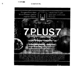 Ottobeurer 7 PLUS 7 Multi-Vitamin-Diät-Fruchtsaftgetränk