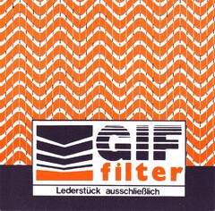 GIF FILTER Lederstück ausschließlich