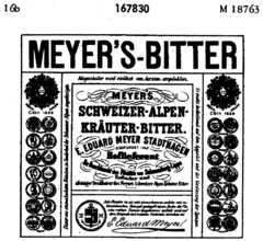 MEYER'S-BITTER MEYER'S SCHWEIZER ALPEN-KRÄUTER-BITTER