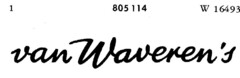 van Waveren`s