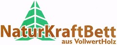 NaturKraftBett aus VollwertHolz