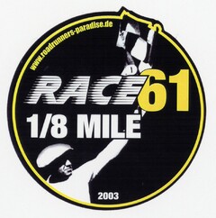 RACE 61 1/8 MILE