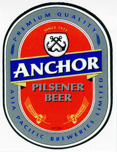 ANCHOR PILSENER BEER