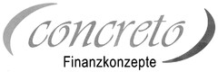 (concreto) Finanzkonzepte