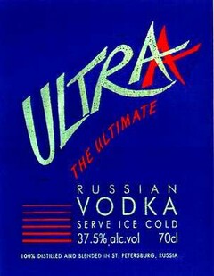 ULTRA RUSSIAN VODKA