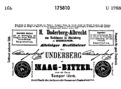 UNDERBERG OF MAAG-BITTER