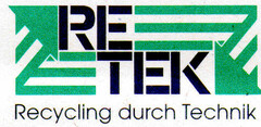 RETEK Recycling durch Technik