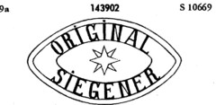 ORIGINAL SIEGENER