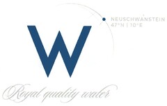 W NEUSCHWANSTEIN Royal quality water