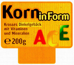 Korn in Form ACE