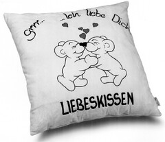 grrr... ...Ich liebe Dich LIEBESKISSEN