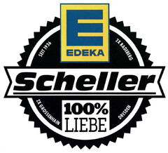 Scheller E EDEKA 100 % LIEBE SEIT 1936 2X RADEBERG DRESDEN 2X GROSSENHAIN