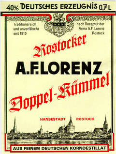 Rostocker A.F.LORENZ Doppel-Kümmel