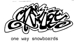 one way snowboards