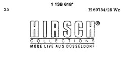 HIRSCH  COLLECTIONS MODE LIVE AUS DÜSSELDORF