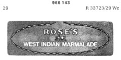 ROSE`S WEST INDIAN MARMALADE