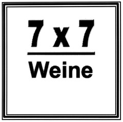 7 x 7 Weine