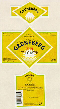 GRÜNEBERG Royal Tonic Water