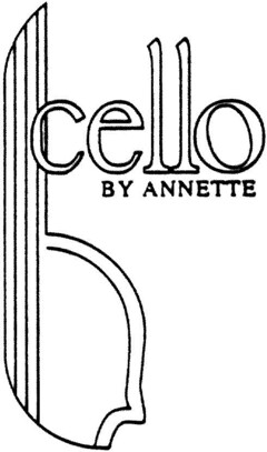 cello BY ANNETTE