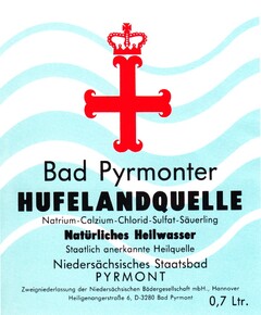 Bad Pyrmonter HUFELANDQUELLE