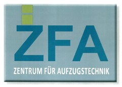 ZFA ZENTRUM FÜR AUFZUGSTECHNIK