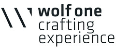 wolf one crafting experience