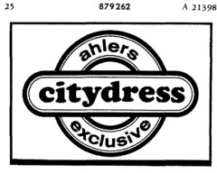 ahlers citydress exclusive