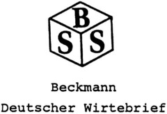 BSS Beckmann Deutscher Wirtebrief