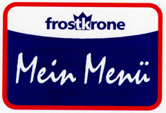 frostkrone Mein Menü