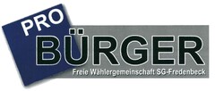 PRO BÜRGER Freie Wählergemeinschaft SG-Fredenbeck