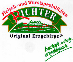 Fleisch- und Wurstspezialitäten RICHTER Original Erzgebirge herzhaft, würzig, erzgebirgisch