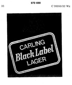 CARLING Black Label LAGER