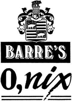 BARRE`S O,nix